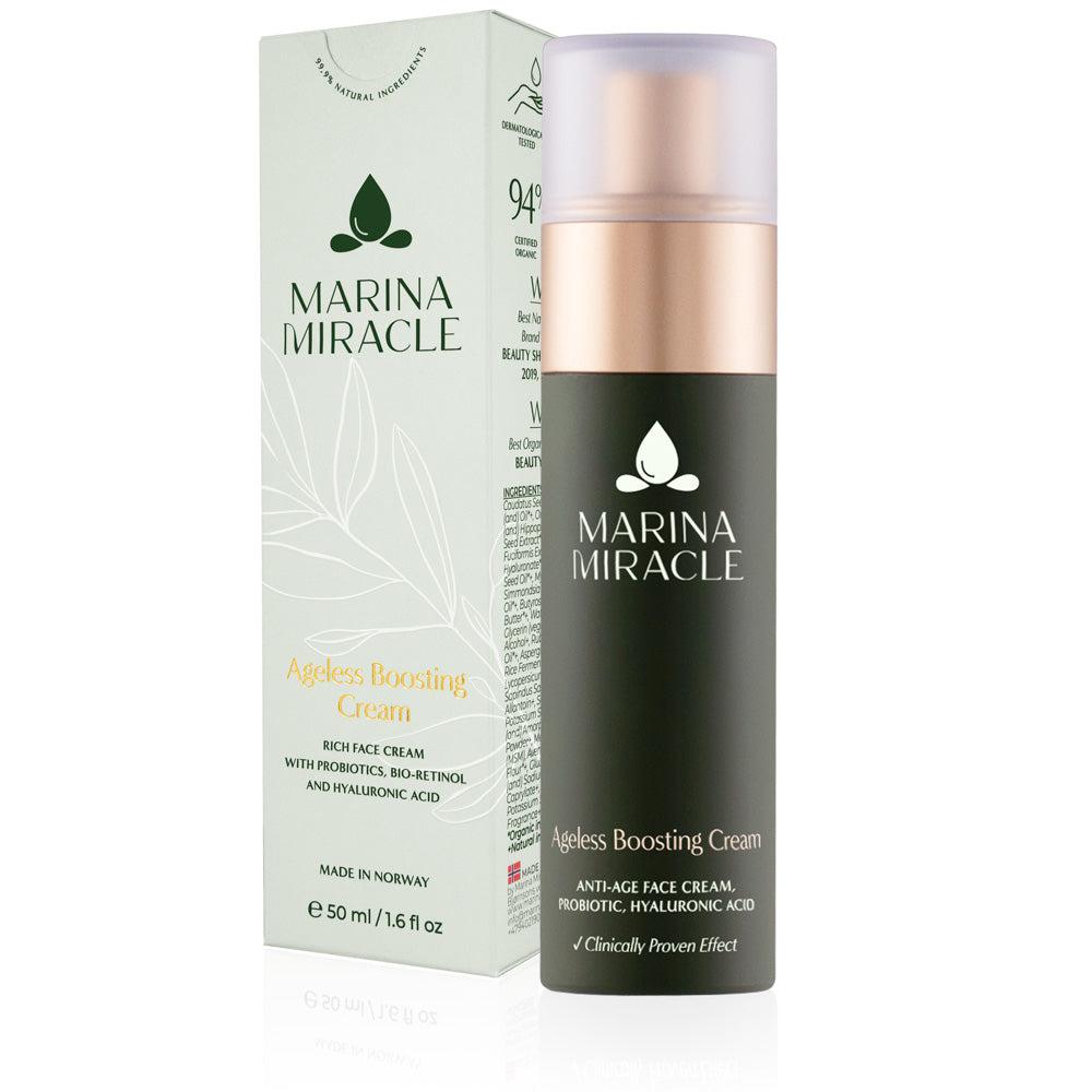 Marina Miracle Ageless Boosting Cream dagkrem med eske