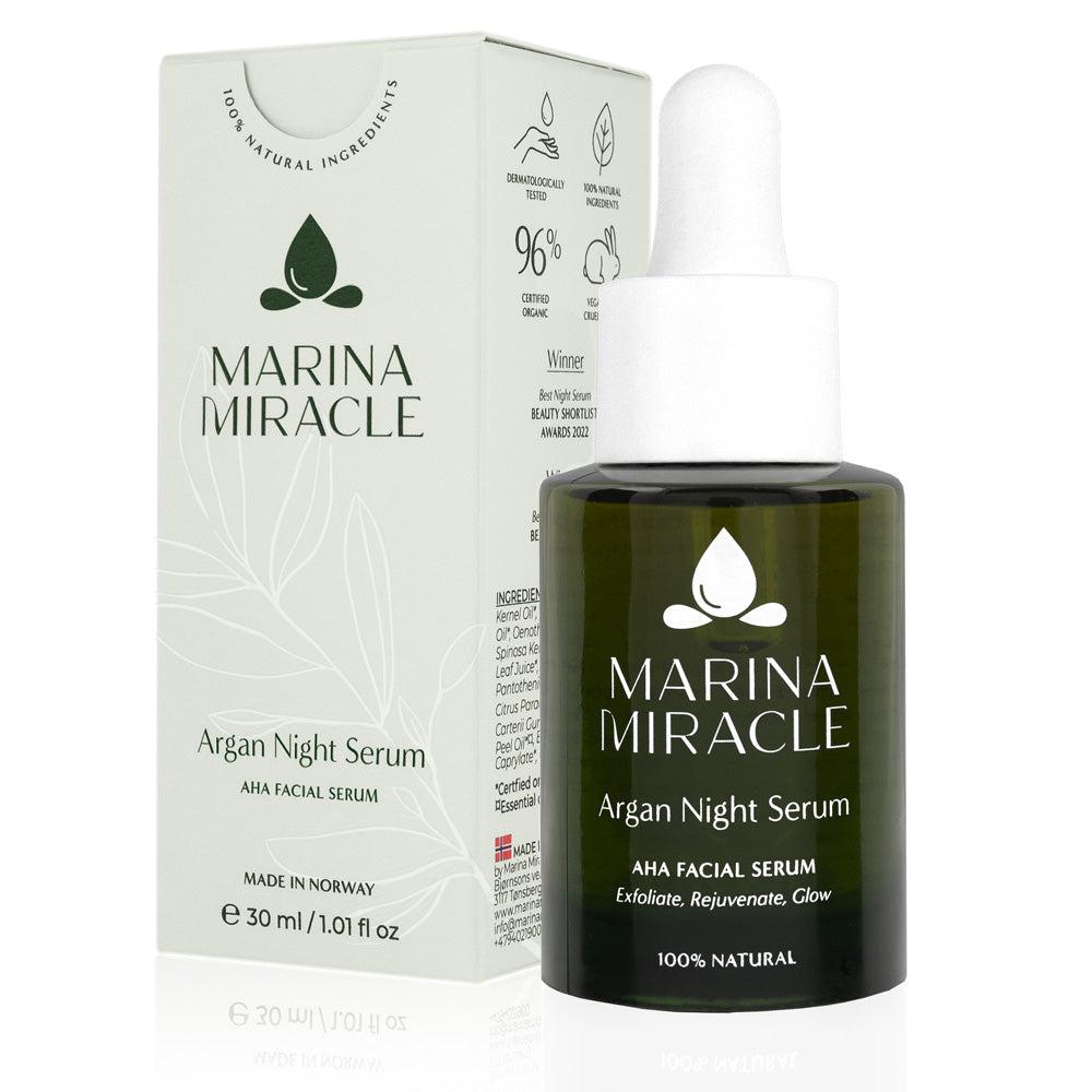Marina Miracle Argan Night Serum med eske