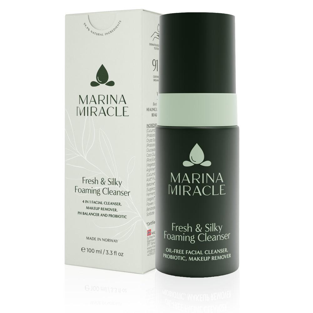 Marina Miracle Fresh & Silky Foaming Cleanser ansiktsrens med eske