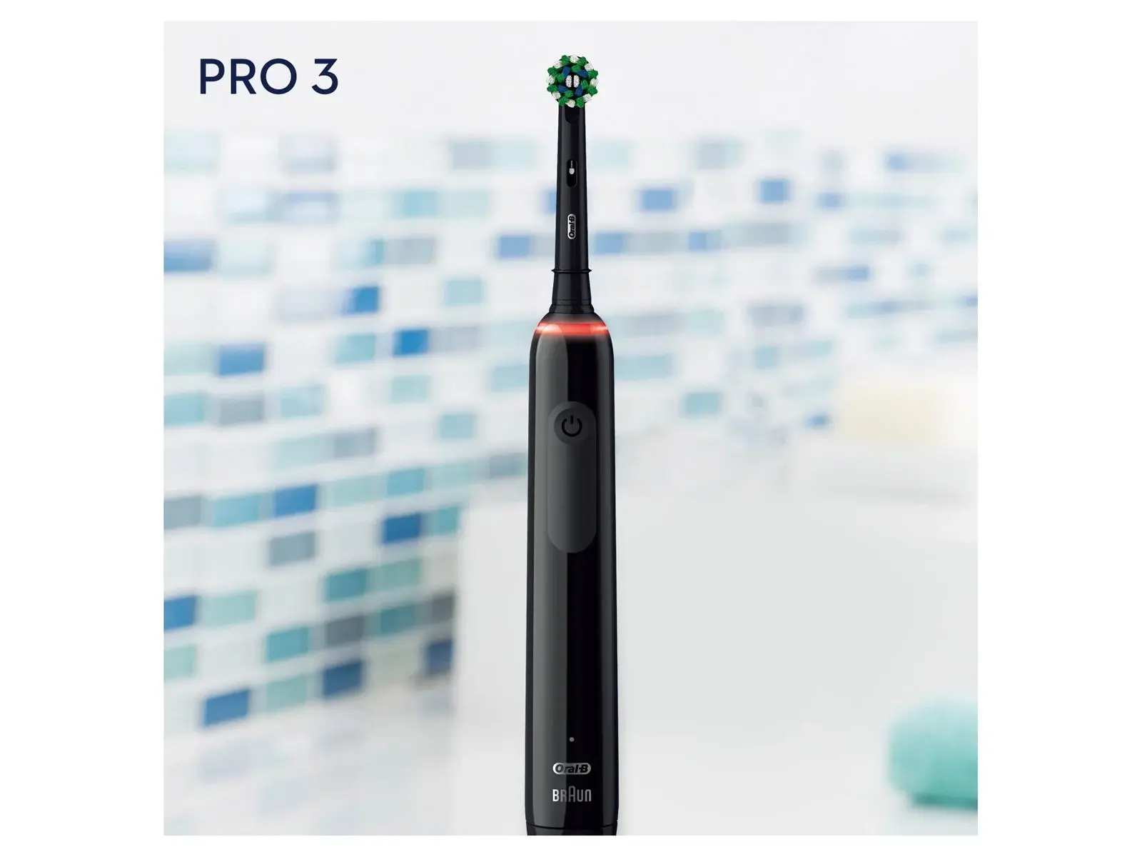 Oral-B Pro 3 3000 elektrisk tannbørste i svart