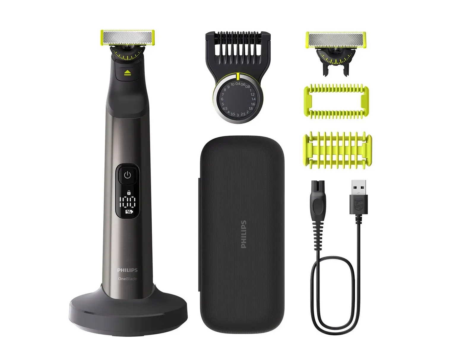 Philips OneBlade Pro QP6652/61 skjeggtrimmer for ansikt og kropp