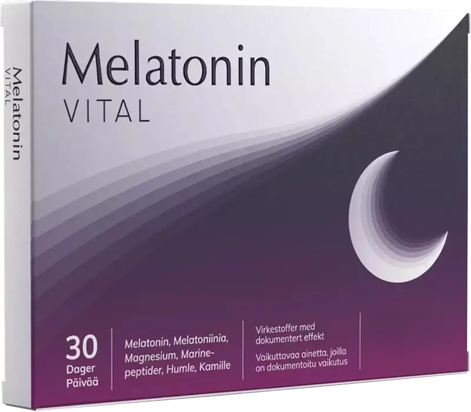 Melatonin Vital eske med reseptfrie sovetabletter med melatonin