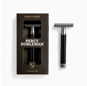 Percy Nobleman Safety Razor klassisk barberhøvel med dobbeltegg