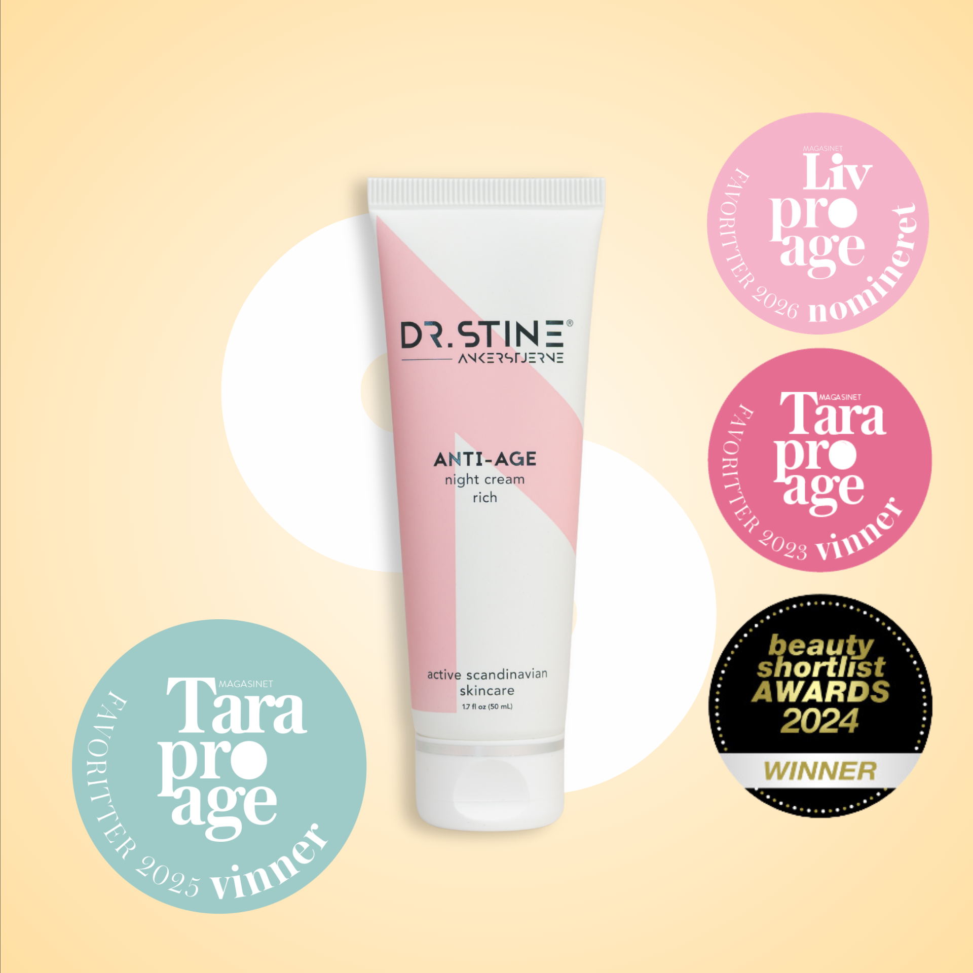 Dr. Ankerstjerne Anti-Age Night Cream Rich nattkrem