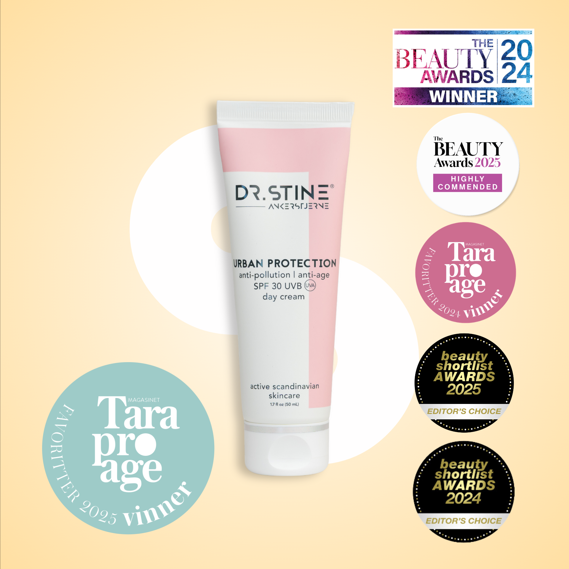 Dr. Ankerstjerne Urban Protection Day Cream SPF30 dagkrem med solfilter