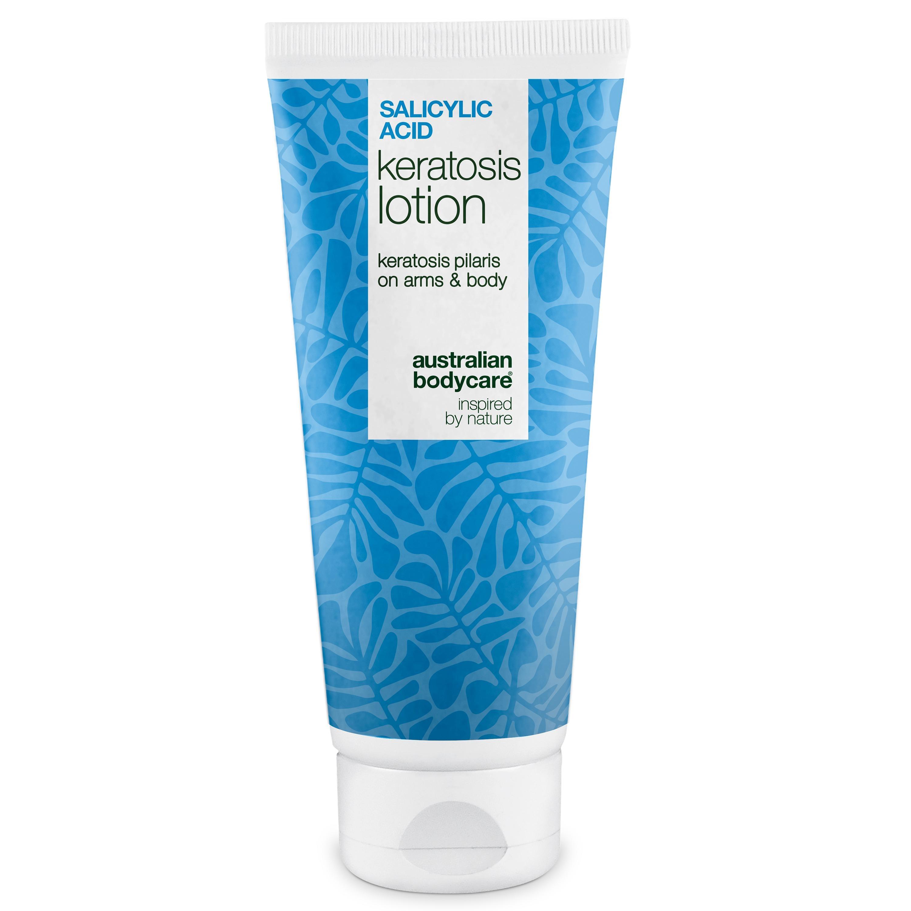 Australian Bodycare body lotion mot keratosis pilaris og ru, nuppete hud