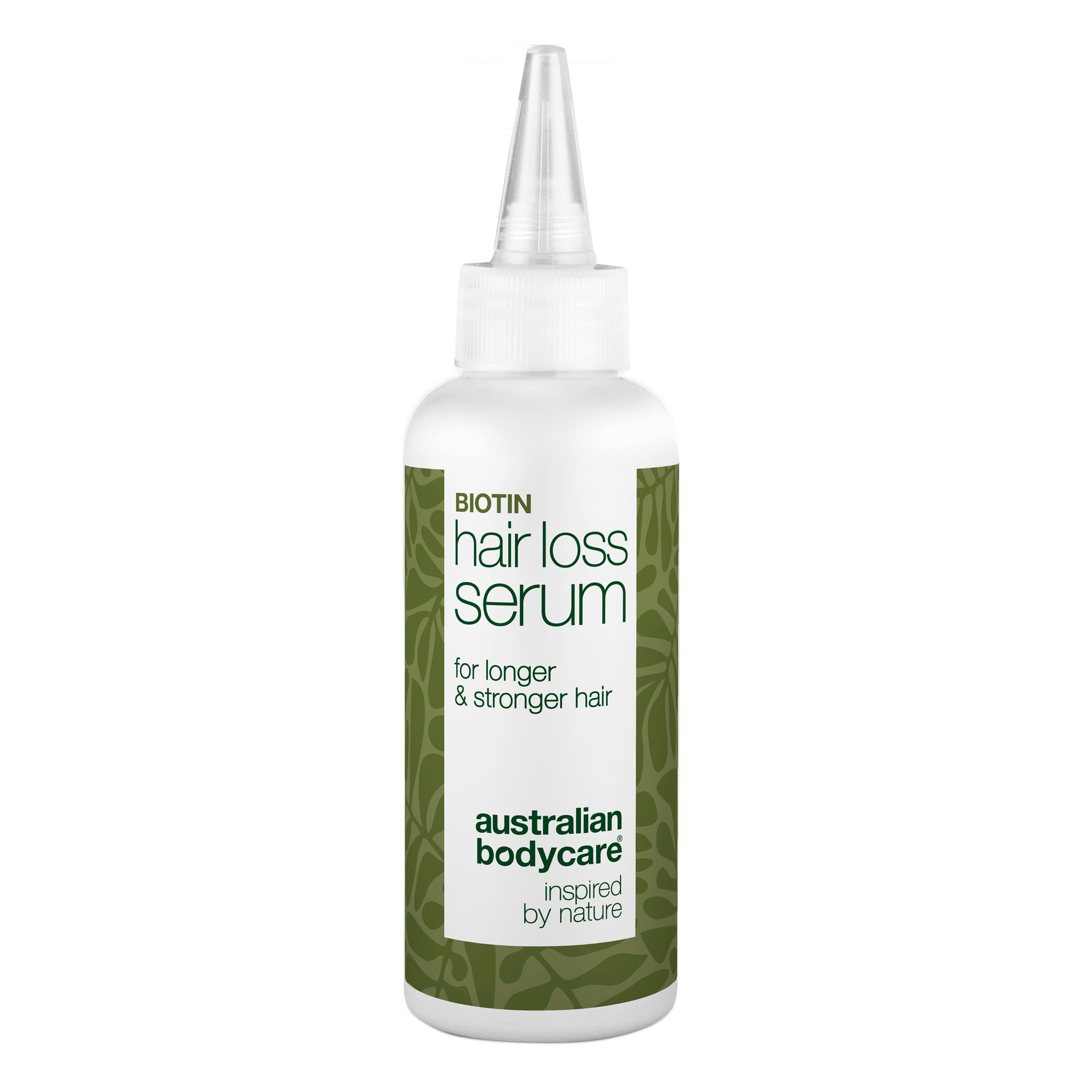Australian Bodycare Hair Loss Serum med biotin koffein og Capilia Longa