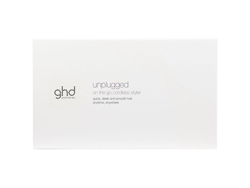 ghd Unplugged trådløs rettetang i hvit
