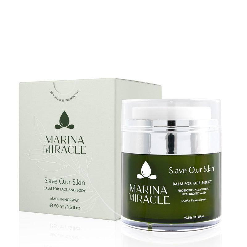 Marina Miracle S.ave O.ur S.kin SOS-balm med eske