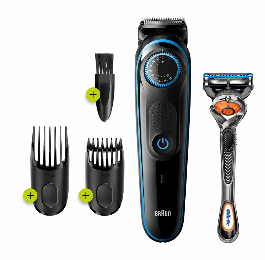 Braun BeardTrimmer BT5240 skjeggtrimmer med presisjonshjul