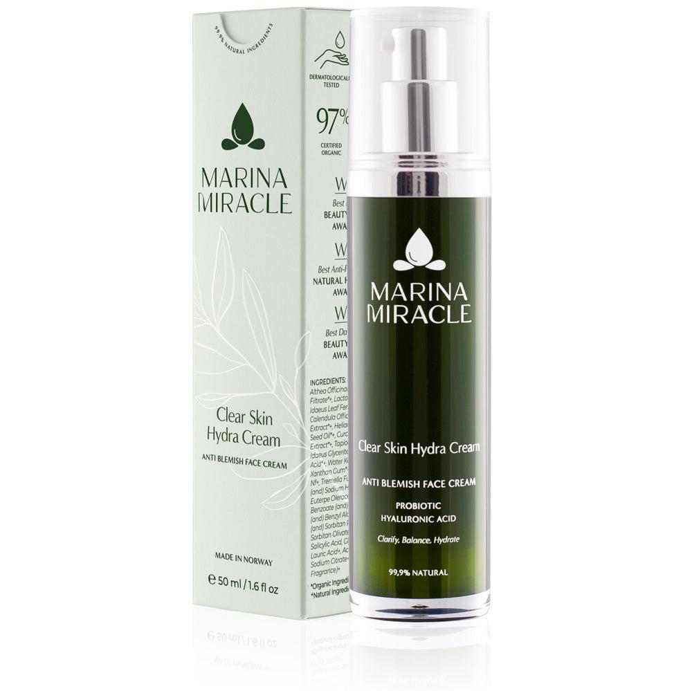 Marina Miracle Clear Skin Hydra Cream fuktighetskrem med eske